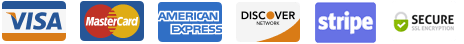 Accepted secure payment methods